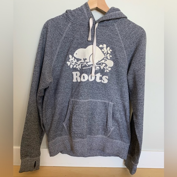 Roots grey hoodie size M - Picture 1 of 7
